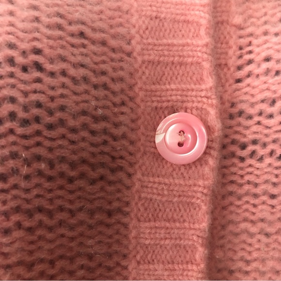 Mariele Waithe Pink Cashmere cardigan Sweater Small - Picture 7 of 7